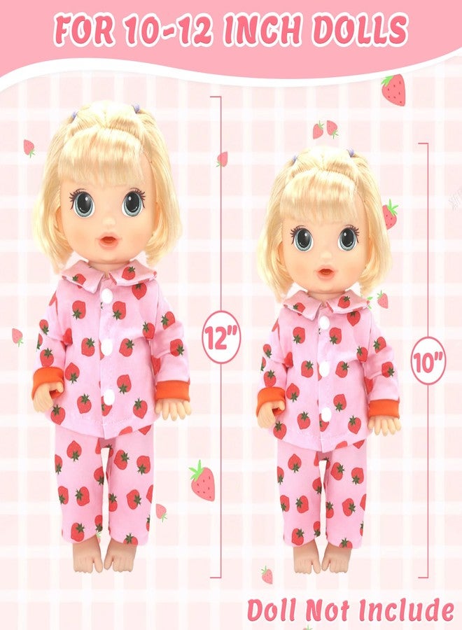 UNICORN ELEMENT 4Pcs Alive Baby Doll Clothes for 10-12 Inch，4 Set Baby Doll Clothes Accessories Fit for 10/11/12 Inch(Not Dolls) - Image 3